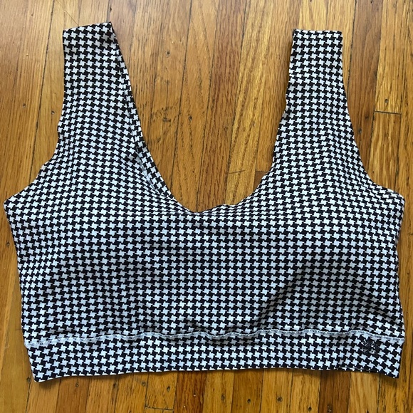Anne Klein houndstooth bralette - Picture 1 of 4